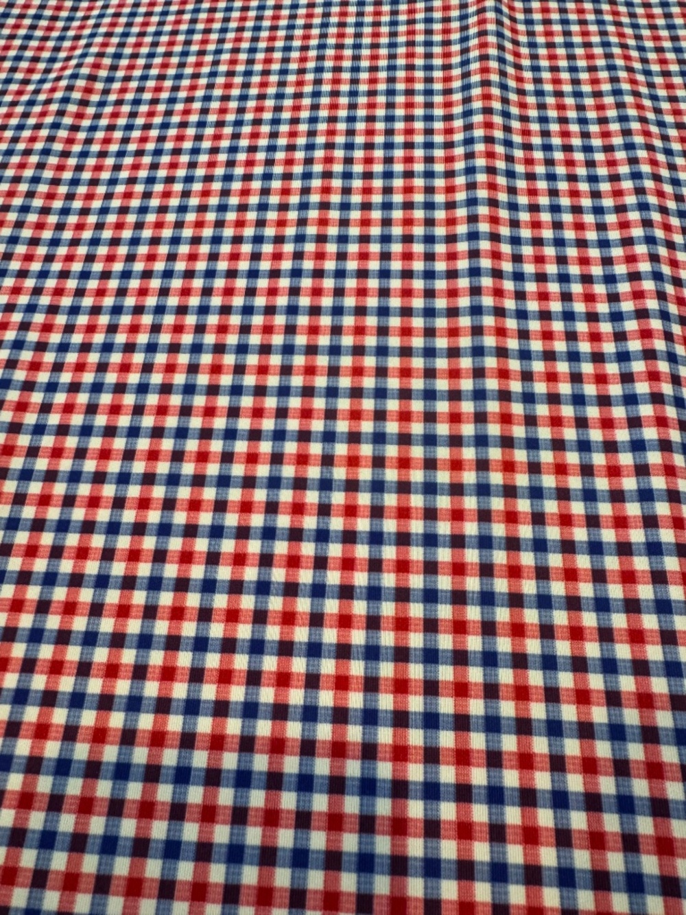 RHOBACK  Mens Patriot Performace Golf Polo American Flag Gingham Plaid M - Picture 3 of 11